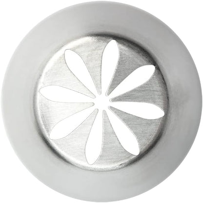 Restaurantware-Russian Piping Tip, 1 Flower Cake Decor Piping Tip - #7, Corrosion-Resistant, Stainless Steel Decorating Tip For Frosting, Dishwashable, Decorate Cupcakes, Cakes, or Cookies