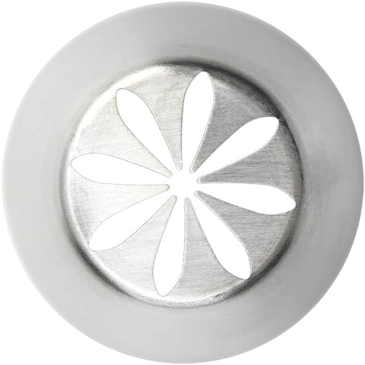 Restaurantware-Russian Piping Tip, 1 Flower Cake Decor Piping Tip - #7, Corrosion-Resistant, Stainless Steel Decorating Tip For Frosting, Dishwashable, Decorate Cupcakes, Cakes, or Cookies