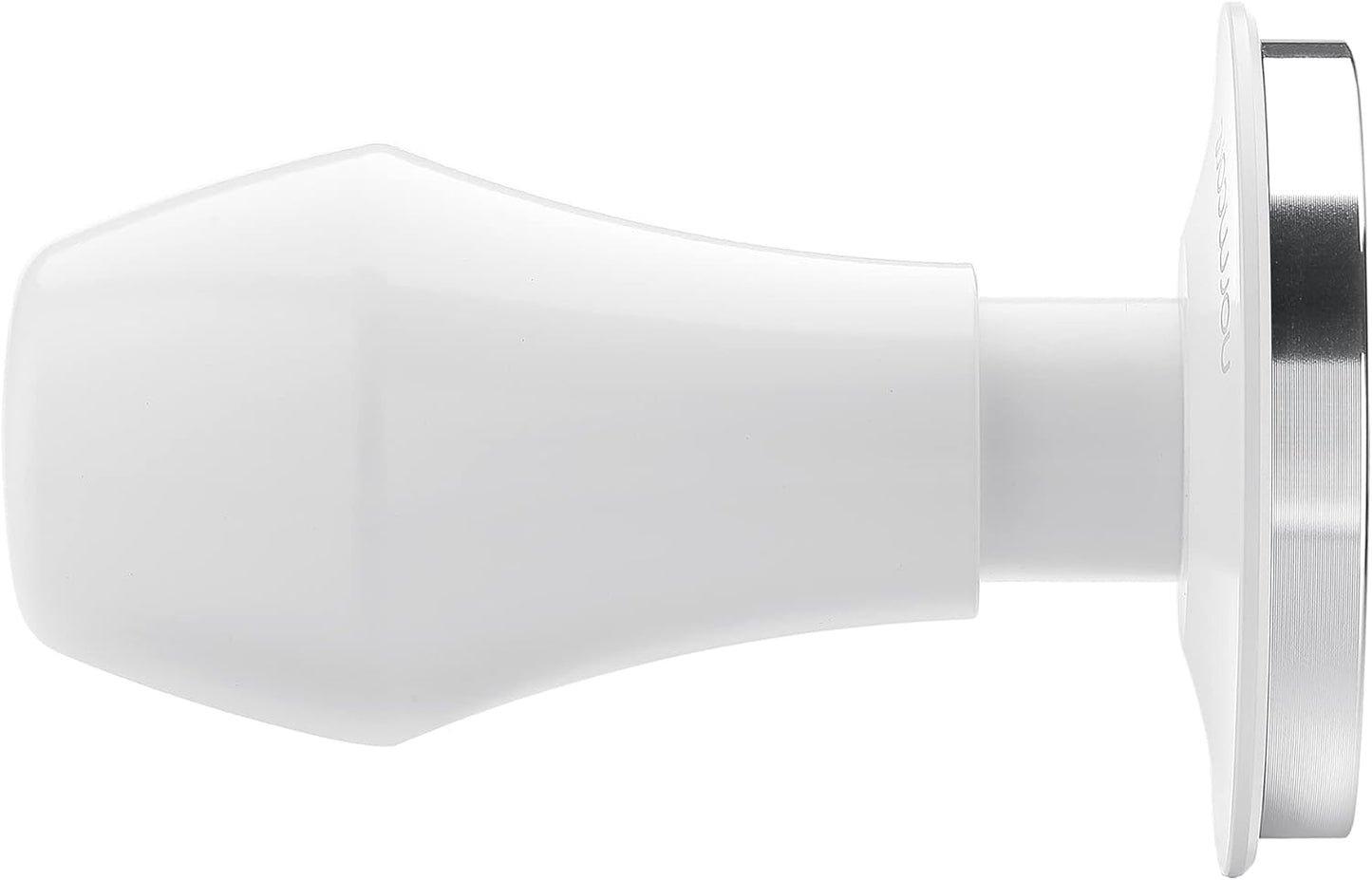 Normcore 53.3mm Espresso Coffee Tamper V4 - Spring Loaded Tamper With Stainless Steel Flat Base - Non-stick coating White - 15lb / 25lb / 30lbs Replacement Springs - Anodized Aluminum Stand