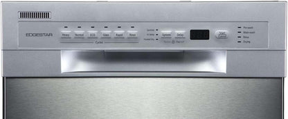 EdgeStar BIDW1802SS 18 Inch Wide 8 Place Setting Built-In Dishwasher