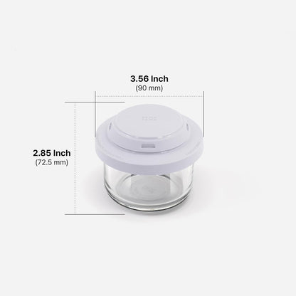 Comotomo 'Smart Vent' Food Container, Gray, Set of 3
