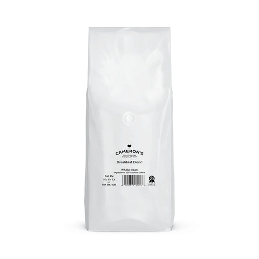 Cameron's Coffee Roasted Whole Bean Coffee, Breakfast Blend, 4 Pound
