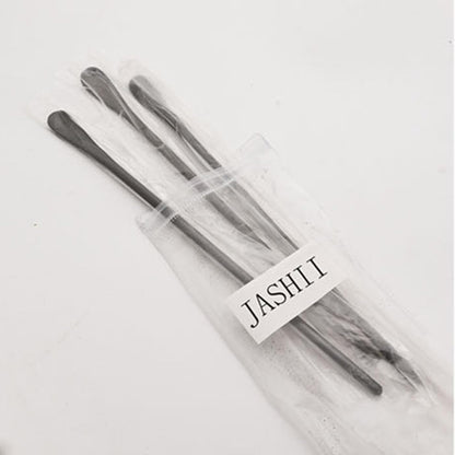 JASHII Black Matte Long Handle Spoon Cocktail Mixing Stirring Spoons Iced Tea Coffee Spoons with 8.6 inch Long Handle Brushed SUS304 Stainless Steel, 3-Piece