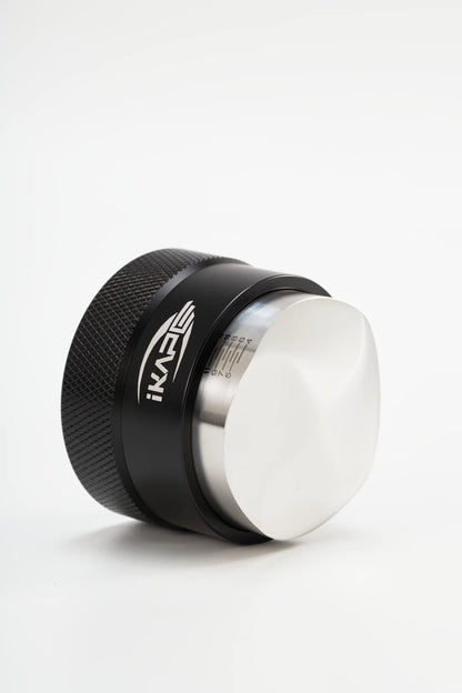 IKAPE Coffee Products, 53MM Coffee Distributor, Gravity Adaptive Espresso Distributor Fits All 54MM Espresso Portafilter, Compatible with 54MM Breville Bottomless Portafilter (Black)
