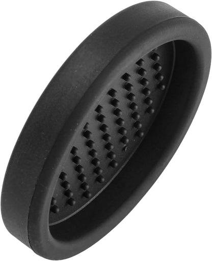 DIBTSA Tamper Mat, Mini Silicone Countertop Espresso Tamping Mat, Cup Mat, Barista Tools, Espresso Accessories, Round, Black