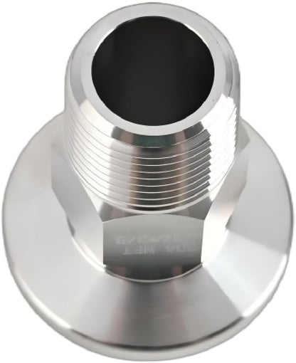 SS304 KF16 NPT Male Adaptor thread 3/8" NW16 KF Male coupling ISO-KF16 X NPT 3/8"
