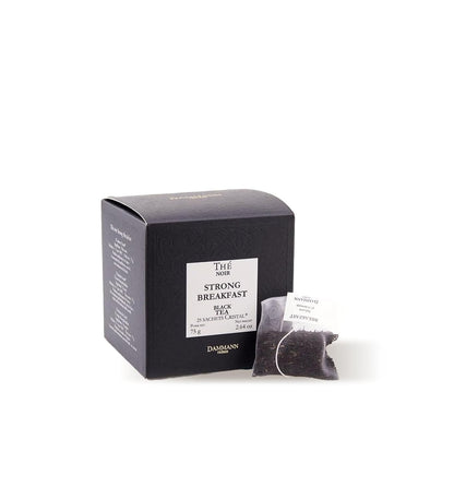 Dammann Freres Satchets, Breakfast Tea Bags, Premium Gourmet French Black Tea, 25 Count (Single Pack)