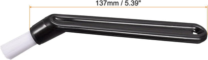 MECCANIXITY Coffee Machine Brush, 5" Length Nylon Head Black for Cleaning Espresso Machines, Grinders