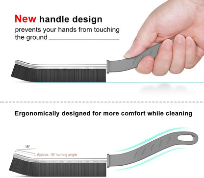 Hard Bristle Crevice Cleaning Brush, Gap Cleaning Brush, Small Cleaning Brush, Grout Brush, Kitchen Brush, Bathroom Crevice Brush for Toilet, Home, Bathtub, Sink, Household, Window - 3 Pcs