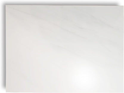 Multi-Purpose Pastry Marble Design Stone Tray Cutting Board Slab 16” x 12” with Non-Slip Feet,Stone Cheese Pastry Board,Marble Serving Tray, Heat Resistant, Easy to Clean (G16, 16 * 12)
