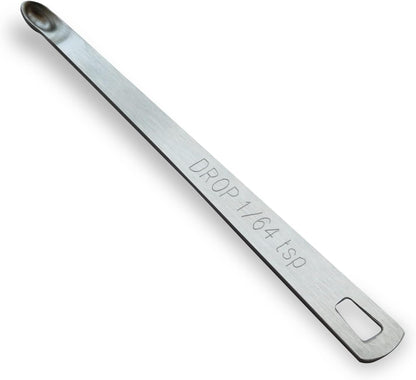 1PCS 1/64 Teaspoon(1/64tsp, 0.08ml, Drop) Single Tiny Measuring Spoon, Small Individual Stainless Steel Measure Spoons Only