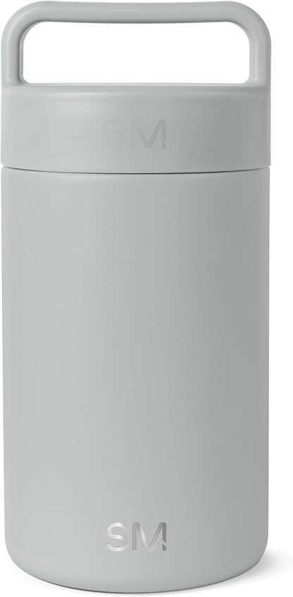 Simple Modern Food Jar for Hot Food | Reusable Stainless Steel Vacuum Insulated Leak Proof Lunch Storage for Smoothie Bowl, Soup, Oatmeal | Provision Collection | 16oz | Ice Gray