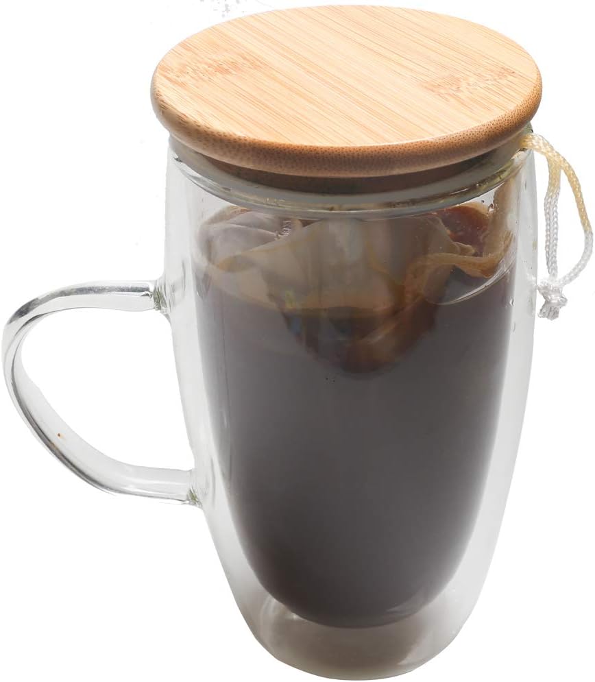 1 Pack Cold Brew Coffee Bag,120 Micro Food Grade Nylon Ultra Fine Mesh, 8.6x5 inch Reusable Cold Brew Coffee Filter with Seamless Bottom, Coffee Maker