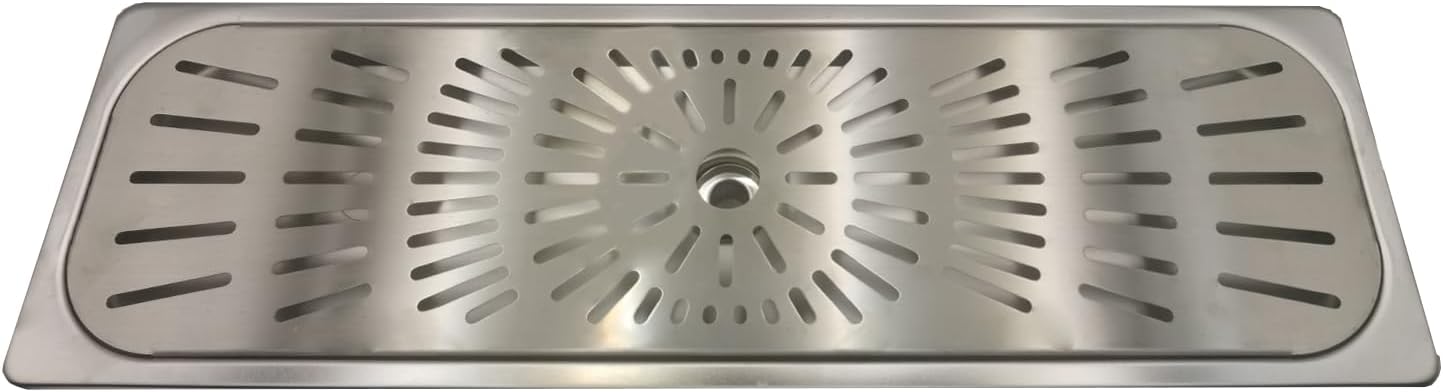 Stainless Steel Drip Tray - Perfect for Homes, Clubs, Bars, Cafes, Restaurants, Hotels, Or Commercial Use - Easy to Clean, No Drainage Required (6.4 * 20.9inch)