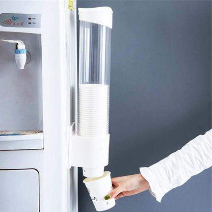 Large Disposable Cup Holder Wall Mounted,Cup Dispenser, Paper or Plastic Cup Organizer, Including Magnet for fix (L is Suitable for 8-14 Ounce Cups)