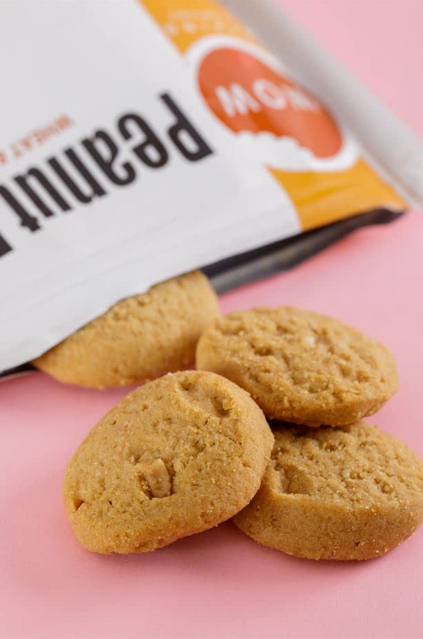 WOW Baking Company Gluten-Free Cookies, Peanut Butter, 8 Ounce (Pack of 6)