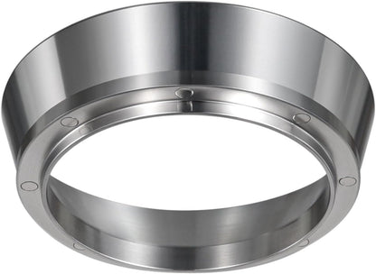 51mm Magnetic Dosing Funnel V2, MATOW Stainless Steel Espresso Dosing Ring with 8 Magnets Compatible with 51mm Espresso Portafilter
