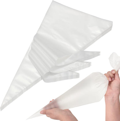 Extra Large 26 inch Piping Bags 50 Pack - HOMIOVEXXL Disposable Piping Bags Thickened Pastry Bags Frosting Bags Anti Burst Cake Decorating Bags for Cake Decorating