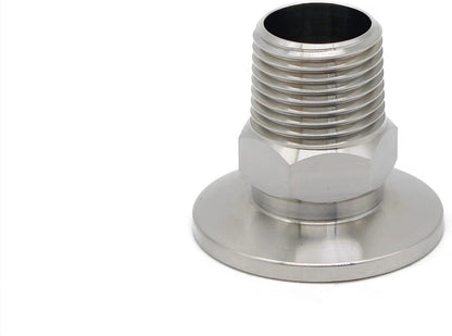 SS304 KF25 NPT Male Adaptor thread 1/2" NW25 KF Male coupling ISO-KF25 X NPT 1/2"