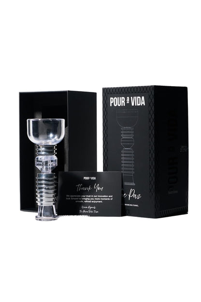 The Paz Magnetic Filtration Funnel - Stainless Steel Funnel for Smoother, Enhanced & Refined Drink Flavor - Premium Barware Essentials