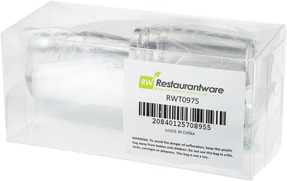 Restaurantware Pastry Tek Russian Piping Tips Set 23 Piece Durable Cake Decorating Kit - 12 Piping Tips 10 Piping Bags Stainless Steel Piping Bags And Tips Set 1 Tri-Color Coupler