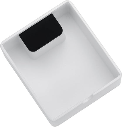 Normcore Compact Knock Box, Metal Espresso Knock Box, Heavy-Duty Knockbox, Anodized Aluminum, Espresso Accessories for Coffee Grounds, White