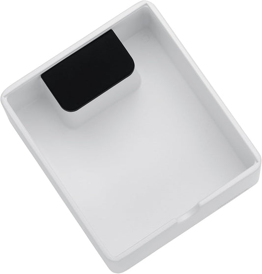 Normcore Compact Knock Box, Metal Espresso Knock Box, Heavy-Duty Knockbox, Anodized Aluminum, Espresso Accessories for Coffee Grounds, White