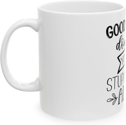 11 OZ Novelty Coffee Mugs - Christmas Gift (Good Friends Theme)