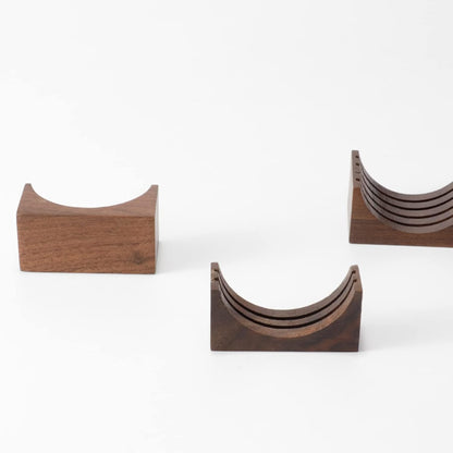 Espresso-Puck Screen Walnut-Stand Coffee Reusable Filter For Espresso-Portafilter Holder Wooden-Stand For 51/53/58mm Coffee Portafilter Stand