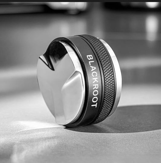 BLACKROOT 53mm Precision Coffee Distributor and Tamper,Dual Head Leveler Tool with Adjustable Depth for Consistent Espresso Puck Prep, Fits 53-54mm Portafilters