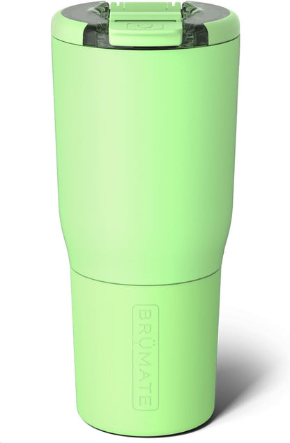 BrüMate Nav 25oz 100% Leak Proof Insulated Travel Tumbler with Magnetic BevLock™ Lid - Double Wall Cup-Holder Friendly Stainless Steel Mug (Kiwi)