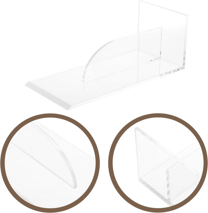 jojofuny Transparent Acrylic Cake Scraper Smoother, Baking Tool for Cake Decoration, Fondant Smoother, Bakery Supplies, Frosting Tools, 8.66 X 3.93 X 3.14 Inch
