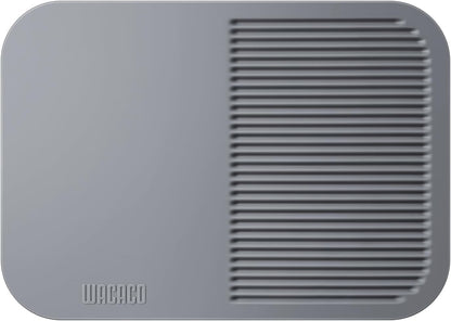 WACACO Coffee Mat, Multi-purpose Drying Mat and Tamping Mat, Made of Food-grade Silicone Grey (9.84"L x 14"W)