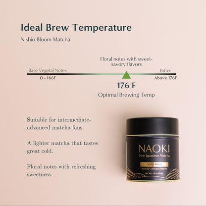 Naoki Matcha Nishio Bloom Masters Collection Matcha – Authentic Japanese Ceremonial Grade Matcha Green Tea Powder from Nishio, Japan (40g / 1.4oz)