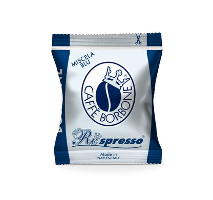Caffè Borbone Coffee Capsules, Blue Blend, Medium Roast, 50 Count, Compatible with Nespresso, Made in Italy