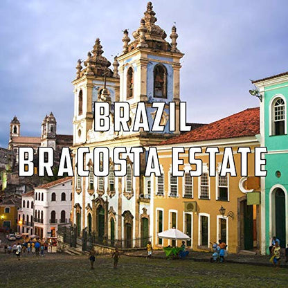 Brazil Coffee, Ground, Fresh Roasted, 5 lbs