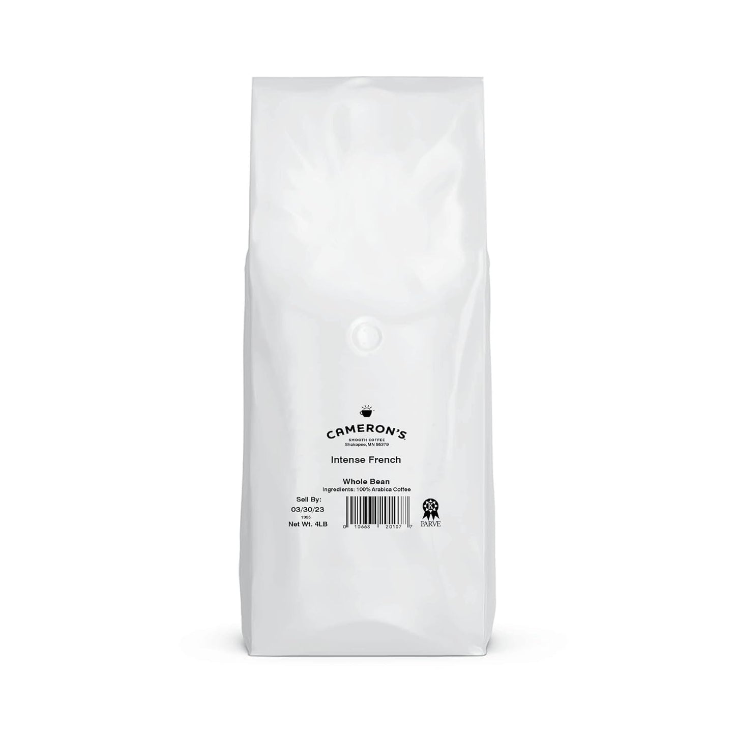 Cameron's Coffee Roasted Whole Bean Coffee, Intense French, 4 Pound