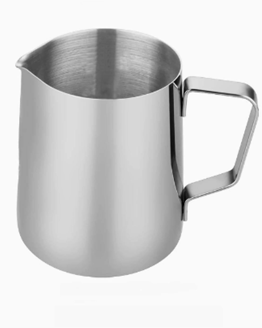 Milk Frothing Pitcher, Milk Frothing Pitcher Used by Professional Baristas to Make Latte, Cappuccino and Espresso, 350ml (12oz Silver)