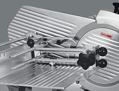 KWS MS-12A 1050W Countertop Model Commercial Automatic Electric Meat Slicer with Stainless Steel Blade, Frozen Meat, Food Slicer/Low Noises [ ETL, NSF Certified]