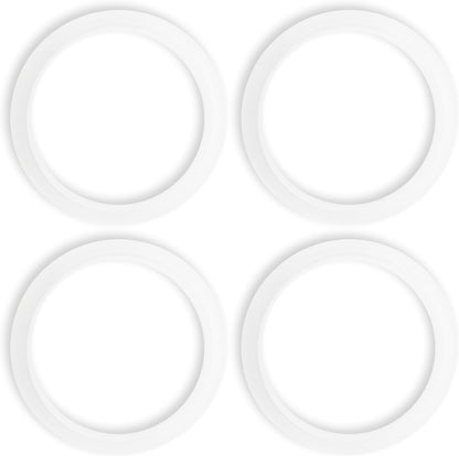 4 Pcs Replacement Gasket Seal Ring, 51mm Silicone Steam Ring Espresso Machine Repair Kit, Grouphead Gasket Replacement Part Compatible with De'longhi EC820 EC850 EC860 DEDICA EC680 EC685 Smeg