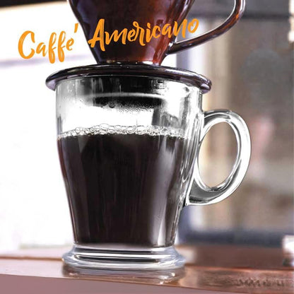 LEMONSODA Clear Large Glass Coffee Mug with Handles for Hot Beverages, Clear Mugs for Espresso, Tea, Cappucino, Latte, Juice (8.75 oz, 10.5 oz, 12 oz) (12 oz, Set of 6)