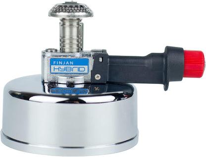 Portable Countertop Butane Burner by Finjan- Portable Butane Burner for Indoor Use. Ideal for Lab or Home- Syphon Coffee Making, Fondue Warmer, S’mores Maker
