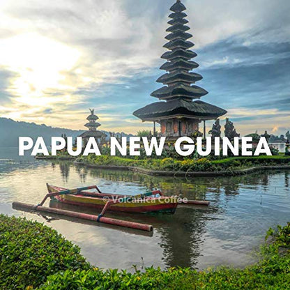 Papua New Guinea Coffee, Ground, Fair Trade, Fresh Roasted, 5 lbs