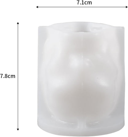 Silicone Skull Head Mold - Silicone Resin Casting Molds for Candle & Resin & Soap Craft Supplies