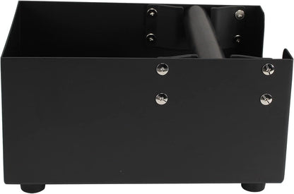 Espresso Knock Box,Coffee Grounds Pucks Knock Box with Removable Rubber Knock Bar and Non-Slip Base (Matte Black)