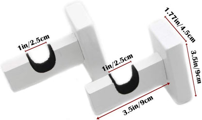 Bijun Hockey Stick Wall Mount, Hockey Puck Display Case, Horizontal Hockey Stick Hanger Holder, Hockey Stick Horizontal Rack