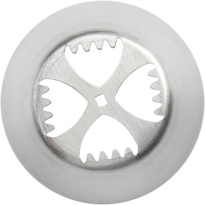 Restaurantware-Russian Piping Tip, 1 Tulip Cake Decor Piping Tip - #4, Corrosion-Resistant, Stainless Steel Decorating Tip For Frosting, Dishwashable, Decorate Cupcakes, Cakes, or Cookies