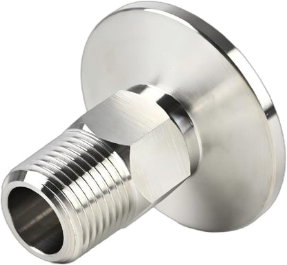 SS304 KF25 NPT Male Adaptor thread 3/8" NW25 KF Male coupling ISO-KF25 X NPT 3/8"