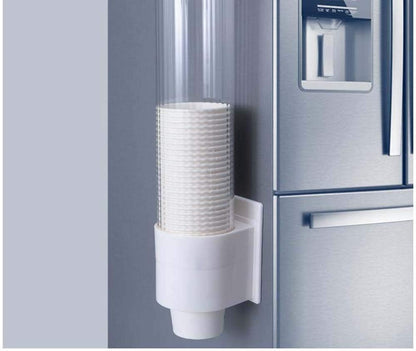 Large Disposable Cup Holder Wall Mounted,Cup Dispenser, Paper or Plastic Cup Organizer, Including Magnet for fix (L is Suitable for 8-14 Ounce Cups)