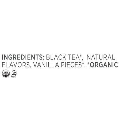 Tea Forte Orchid Vanilla Premium Organic Loose Leaf Caffeinated Black Tea Blend Canister, Makes 35-50 Cups